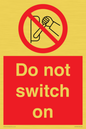 PV10702: Do not switch on