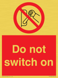 PV10702: Do not switch on