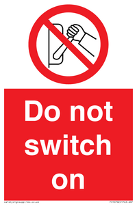 PV10702: Do not switch on