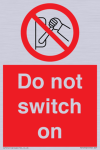PV10702: Do not switch on