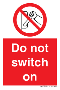 PV10702: Do not switch on
