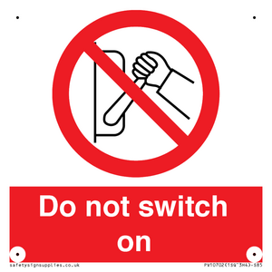 PV10702: Do not switch on