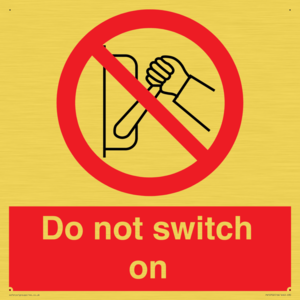 PV10702: Do not switch on