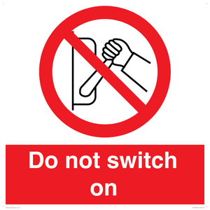 PV10702: Do not switch on