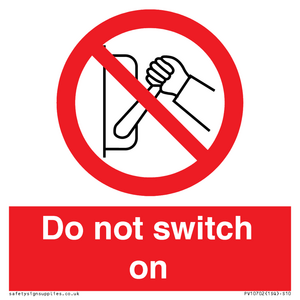 PV10702: Do not switch on