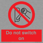 PV10702: Do not switch on