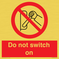 PV10702: Do not switch on