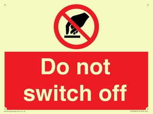 PV10965: Do not switch off
