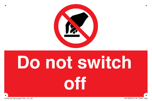 PV10965: Do not switch off
