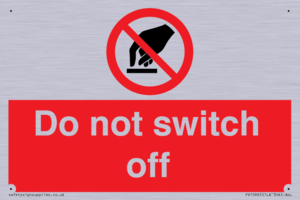PV10965: Do not switch off