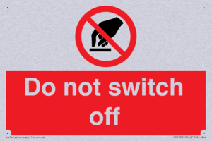 PV10965: Do not switch off