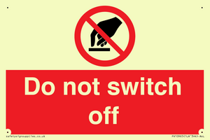 PV10965: Do not switch off