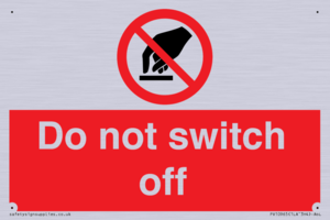 PV10965: Do not switch off