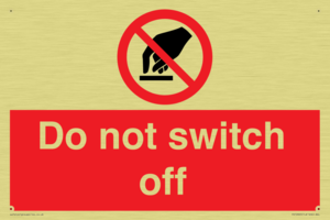 PV10965: Do not switch off