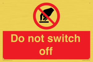PV10965: Do not switch off