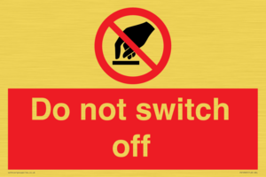 PV10965: Do not switch off