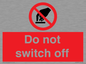 PV10965: Do not switch off