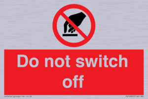 PV10965: Do not switch off