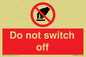 PV10965: Do not switch off