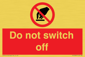 PV10965: Do not switch off