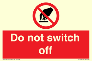 PV10965: Do not switch off