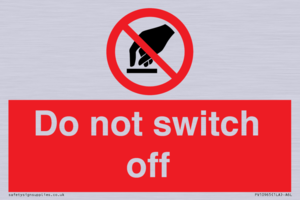 PV10965: Do not switch off