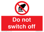 PV10965: Do not switch off