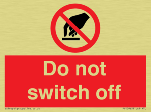 PV10965: Do not switch off