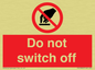 PV10965: Do not switch off