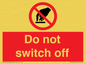 PV10965: Do not switch off