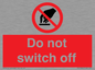 PV10965: Do not switch off