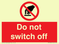 PV10965: Do not switch off