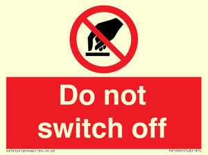 PV10965: Do not switch off