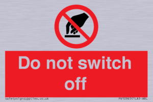 PV10965: Do not switch off