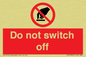 PV10965: Do not switch off