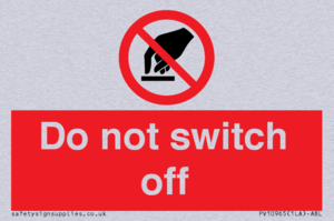 PV10965: Do not switch off