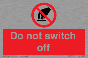 PV10965: Do not switch off