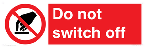 PV10965: Do not switch off