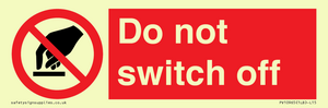 PV10965: Do not switch off
