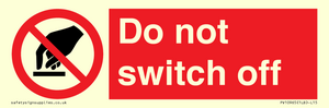PV10965: Do not switch off