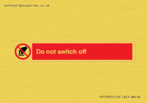 PV10965: Do not switch off