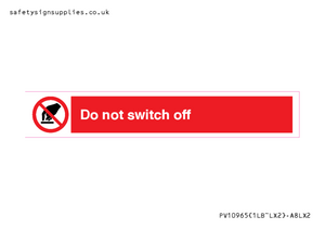 PV10965: Do not switch off