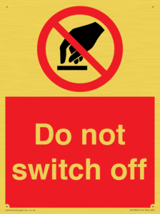 PV10965: Do not switch off