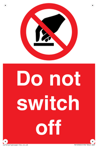 PV10965: Do not switch off