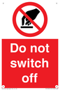 PV10965: Do not switch off