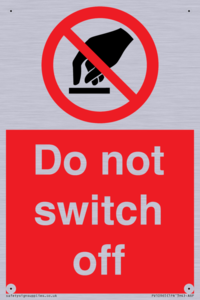 PV10965: Do not switch off
