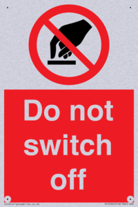 PV10965: Do not switch off