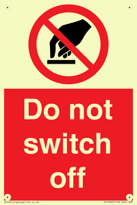 PV10965: Do not switch off