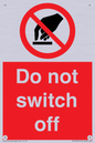 PV10965: Do not switch off