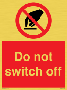 PV10965: Do not switch off